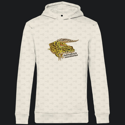 Herren  Bio Hoodie mit Seitentaschen | Leopardgecko Eublepharis macularius