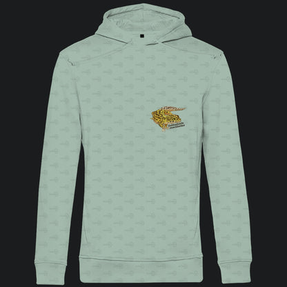 Herren  Bio Hoodie mit Seitentaschen | Leopardgecko Eublepharis macularius