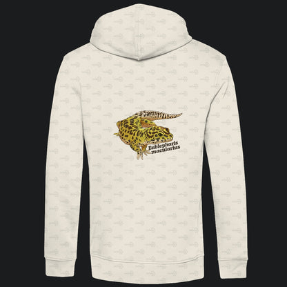 Herren  Bio Hoodie mit Seitentaschen | Leopardgecko Eublepharis macularius