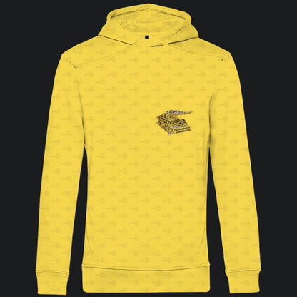 Herren  Bio Hoodie mit Seitentaschen | Leopardgecko Eublepharis macularius
