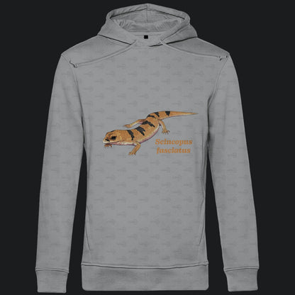 Herren  Bio Hoodie mit Seitentaschen | Tunesische Nachtskink Scincopus fasciatus