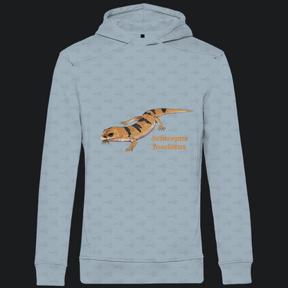 Herren  Bio Hoodie mit Seitentaschen | Tunesische Nachtskink Scincopus fasciatus