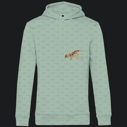 Herren  Bio Hoodie mit Seitentaschen | Tunesische Nachtskink Scincopus fasciatus