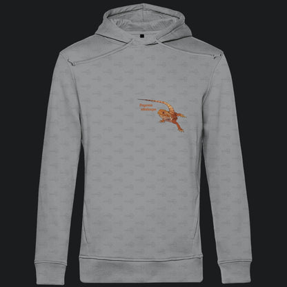 Herren Bio Hoodie mit Seitentaschen | Bartagame Bearded Dragon  Pogona vitticeps