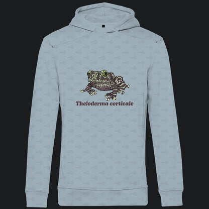 Herren Bio Hoodie mit Seitentaschen | Vietnamesische Moosfrosch  Moosy Frog Theloderma corticale