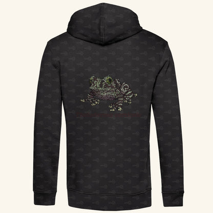 Herren Bio Hoodie mit Seitentaschen | Vietnamesische Moosfrosch  Moosy Frog Theloderma corticale