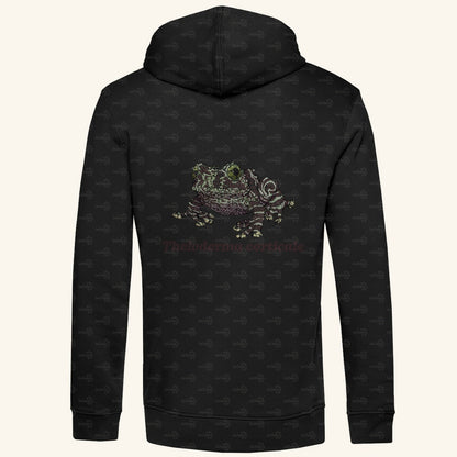Herren Bio Hoodie mit Seitentaschen | Vietnamesische Moosfrosch  Moosy Frog Theloderma corticale