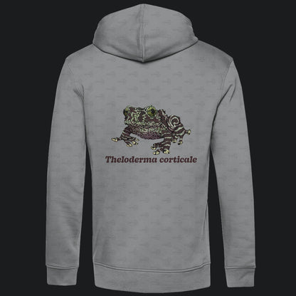 Herren Bio Hoodie mit Seitentaschen | Vietnamesische Moosfrosch  Moosy Frog Theloderma corticale