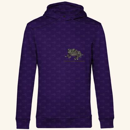 Herren Bio Hoodie mit Seitentaschen | Vietnamesische Moosfrosch  Moosy Frog Theloderma corticale