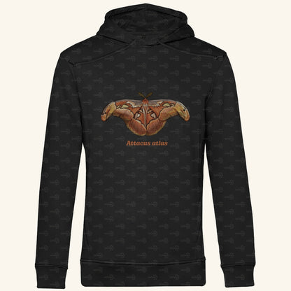 Herren Bio Hoodie mit Seitentaschen | Atlas spinner Atlas moth Attacus atlas