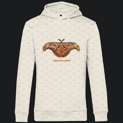 Herren Bio Hoodie mit Seitentaschen | Atlas spinner Atlas moth Attacus atlas