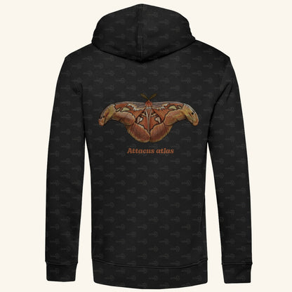 Herren Bio Hoodie mit Seitentaschen | Atlas spinner Atlas moth Attacus atlas