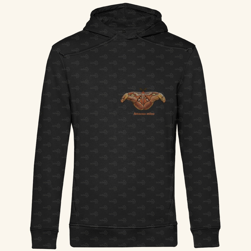 Herren Bio Hoodie mit Seitentaschen | Atlas spinner Atlas moth Attacus atlas