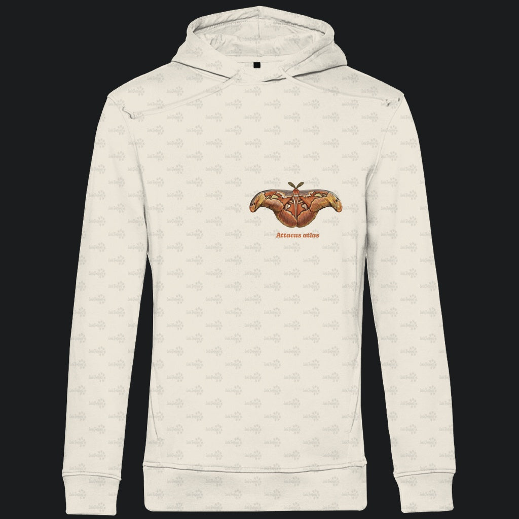 Herren Bio Hoodie mit Seitentaschen | Atlas spinner Atlas moth Attacus atlas