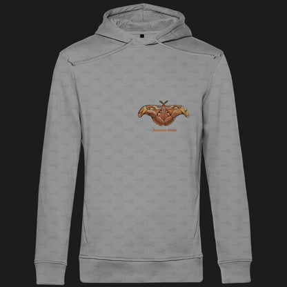 Herren Bio Hoodie mit Seitentaschen | Atlas spinner Atlas moth Attacus atlas