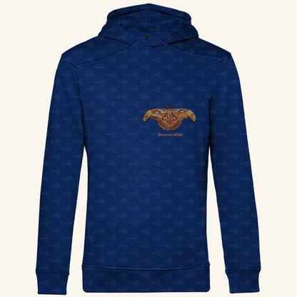 Herren Bio Hoodie mit Seitentaschen | Atlas spinner Atlas moth Attacus atlas