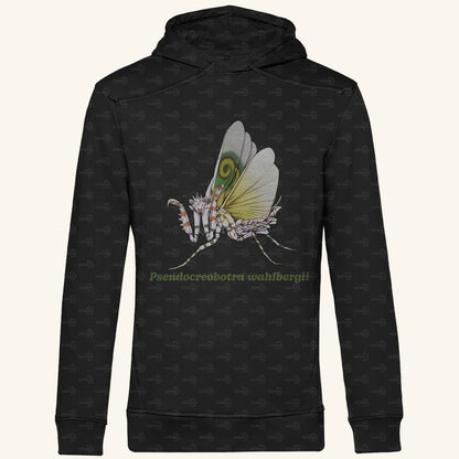 Herren Bio Hoodie mit Seitentaschen | Afrikanische Blütenmantis Pseudocreobotra wahlbergii