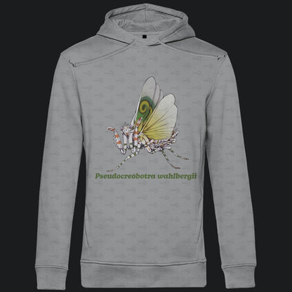 Herren Bio Hoodie mit Seitentaschen | Afrikanische Blütenmantis Pseudocreobotra wahlbergii