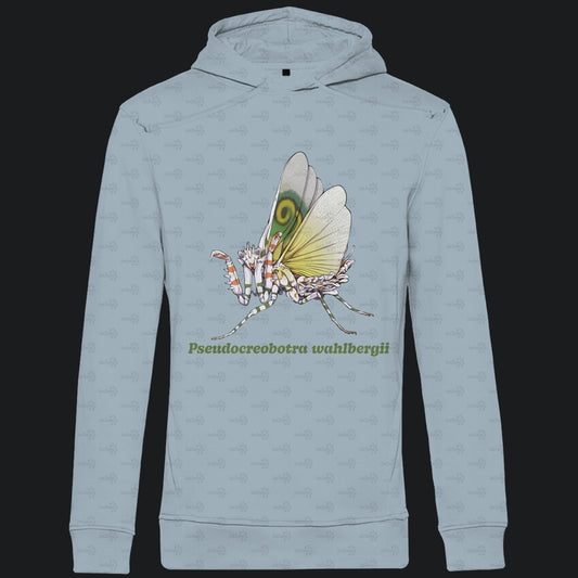 Herren Bio Hoodie mit Seitentaschen | Afrikanische Blütenmantis Pseudocreobotra wahlbergii