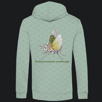 Herren Bio Hoodie mit Seitentaschen | Afrikanische Blütenmantis Pseudocreobotra wahlbergii
