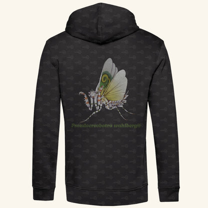 Herren Bio Hoodie mit Seitentaschen | Afrikanische Blütenmantis Pseudocreobotra wahlbergii