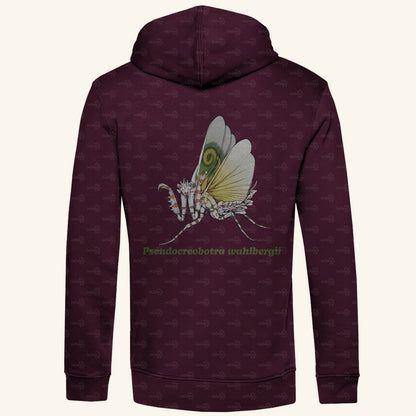 Herren Bio Hoodie mit Seitentaschen | Afrikanische Blütenmantis Pseudocreobotra wahlbergii