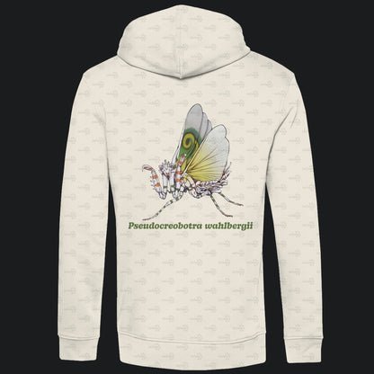 Herren Bio Hoodie mit Seitentaschen | Afrikanische Blütenmantis Pseudocreobotra wahlbergii