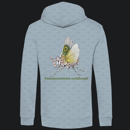 Herren Bio Hoodie mit Seitentaschen | Afrikanische Blütenmantis Pseudocreobotra wahlbergii