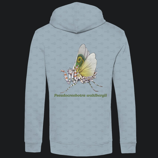 Herren Bio Hoodie mit Seitentaschen | Afrikanische Blütenmantis Pseudocreobotra wahlbergii