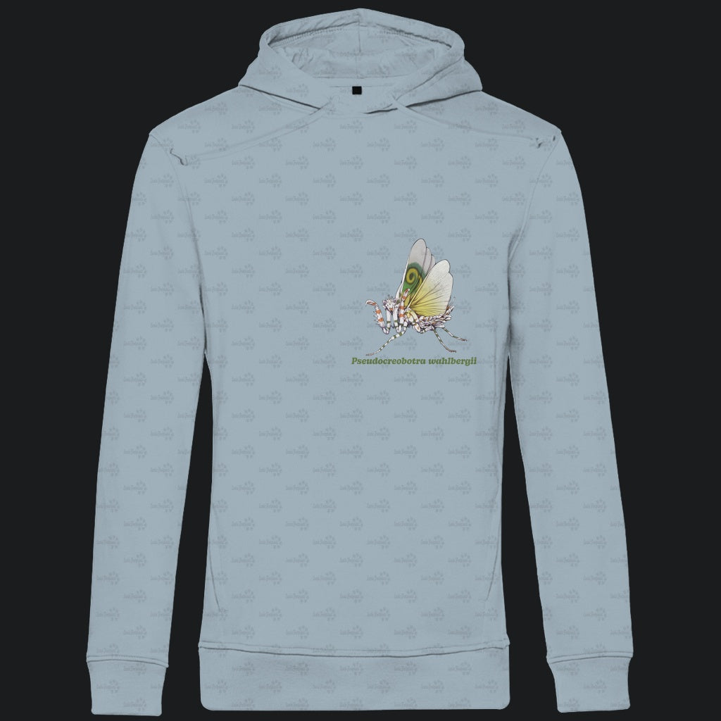 Herren Bio Hoodie mit Seitentaschen | Afrikanische Blütenmantis Pseudocreobotra wahlbergii