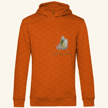 Herren Bio Hoodie mit Seitentaschen | Afrikanische Blütenmantis Pseudocreobotra wahlbergii