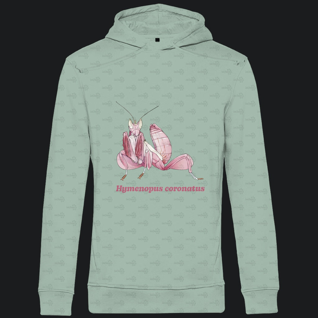Herren  Bio Hoodie mit Seitentaschen | Orchideenmantis orchid mantis Hymenopus coronatus