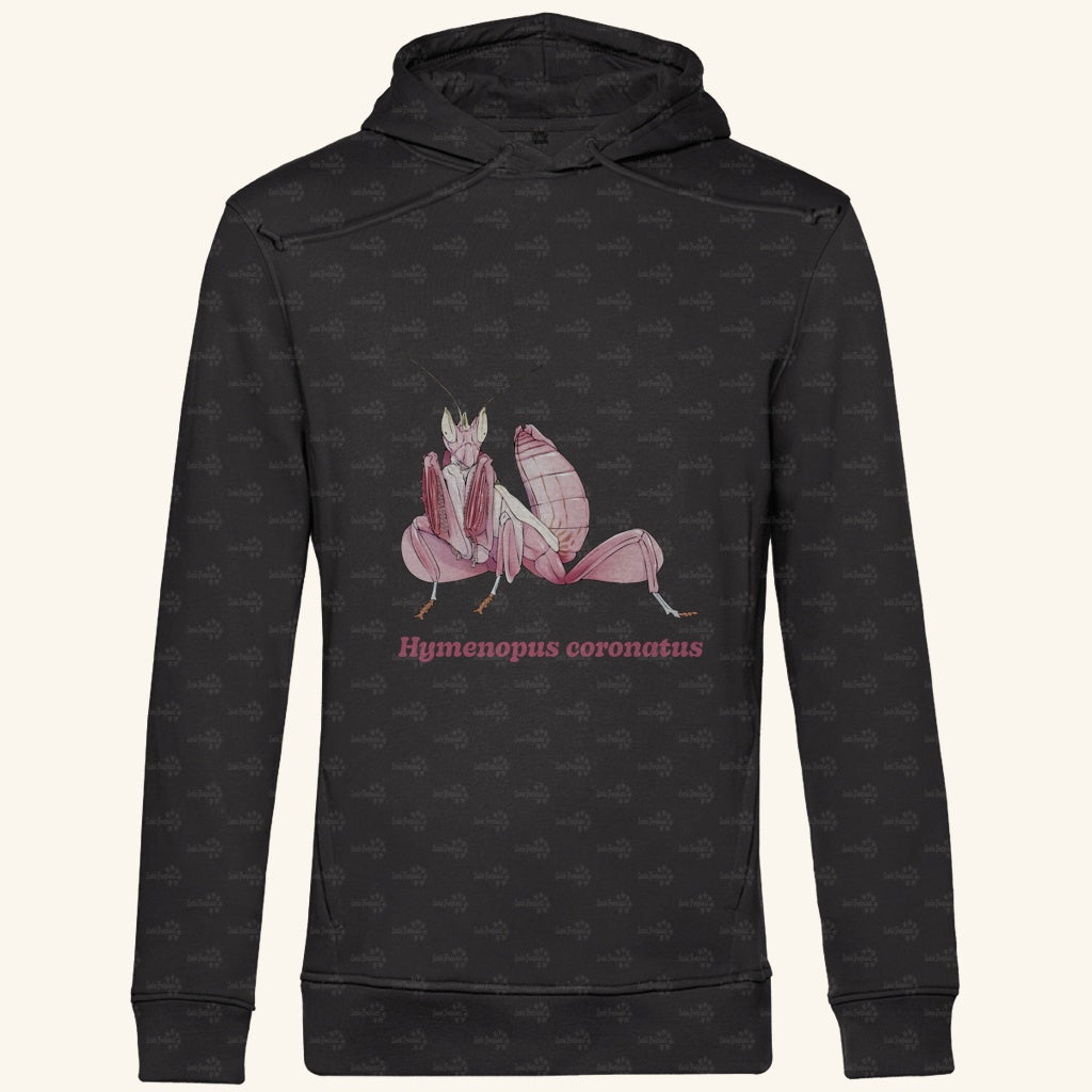 Herren  Bio Hoodie mit Seitentaschen | Orchideenmantis orchid mantis Hymenopus coronatus