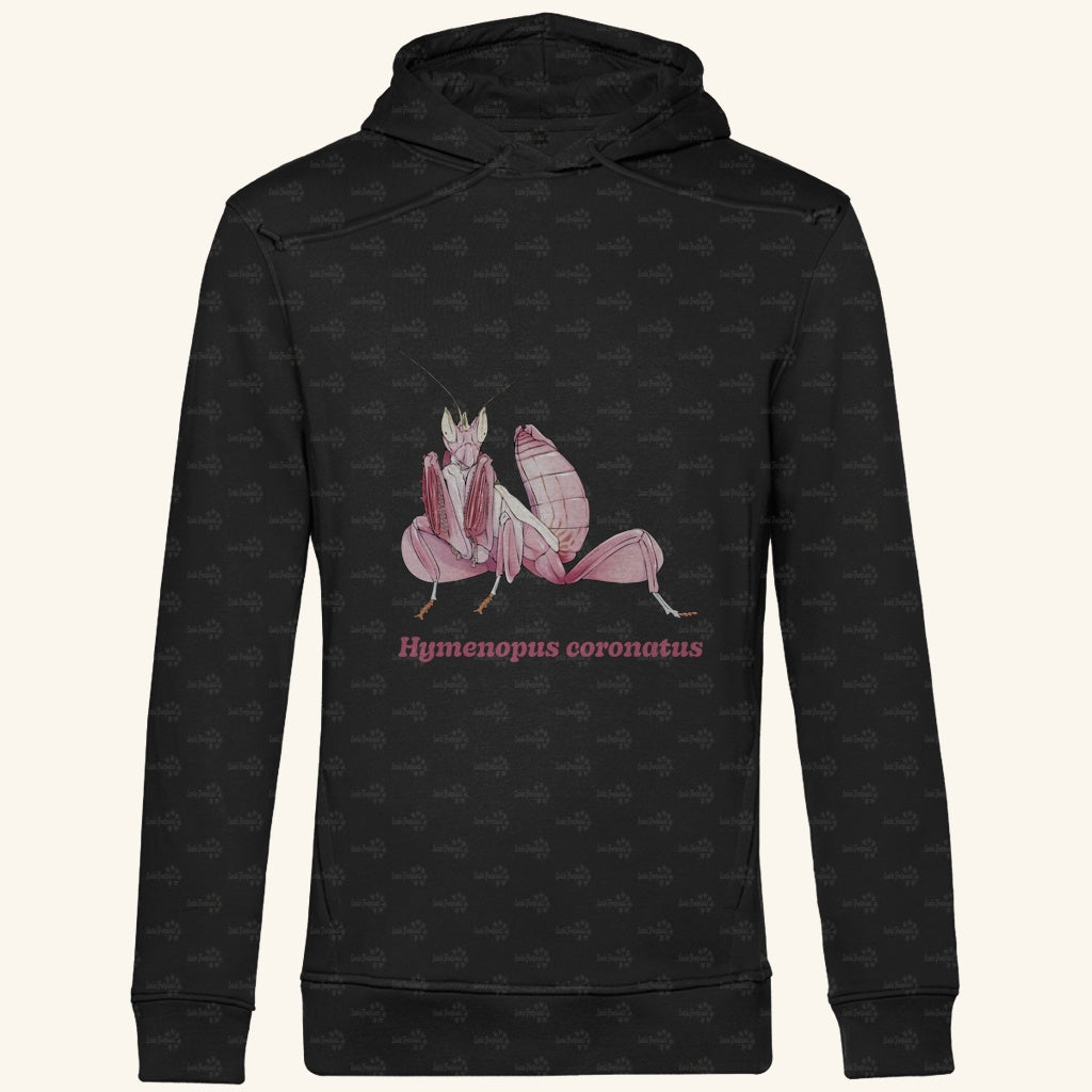 Herren  Bio Hoodie mit Seitentaschen | Orchideenmantis orchid mantis Hymenopus coronatus
