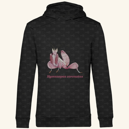 Herren  Bio Hoodie mit Seitentaschen | Orchideenmantis orchid mantis Hymenopus coronatus