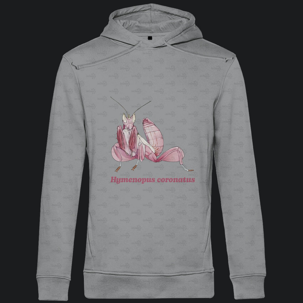 Herren  Bio Hoodie mit Seitentaschen | Orchideenmantis orchid mantis Hymenopus coronatus