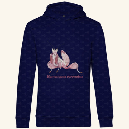 Herren  Bio Hoodie mit Seitentaschen | Orchideenmantis orchid mantis Hymenopus coronatus