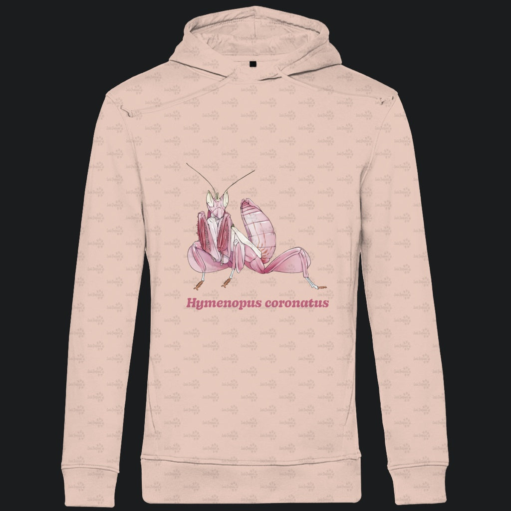 Herren  Bio Hoodie mit Seitentaschen | Orchideenmantis orchid mantis Hymenopus coronatus