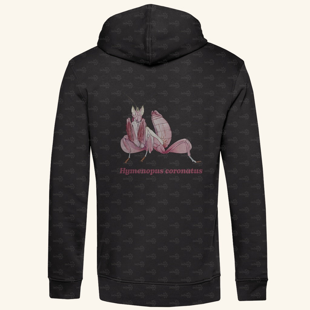 Herren  Bio Hoodie mit Seitentaschen | Orchideenmantis orchid mantis Hymenopus coronatus