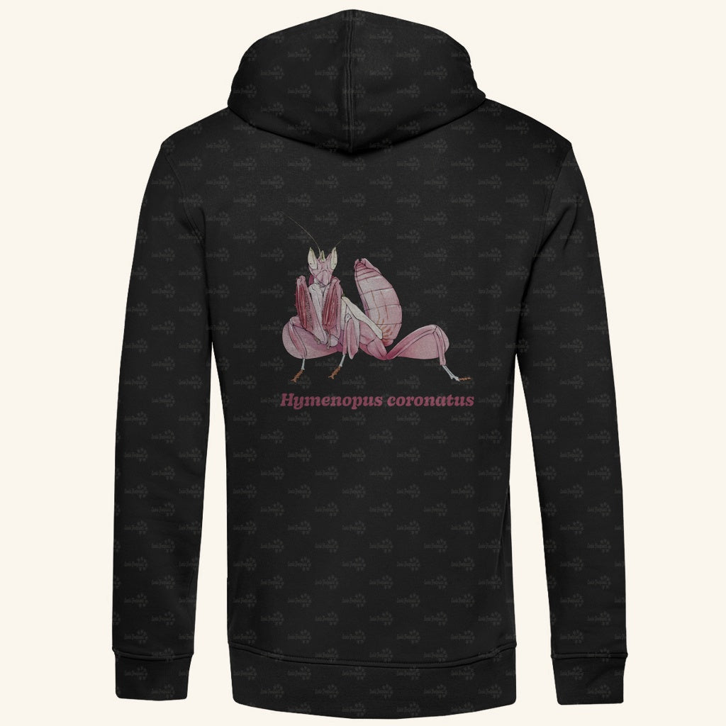 Herren  Bio Hoodie mit Seitentaschen | Orchideenmantis orchid mantis Hymenopus coronatus