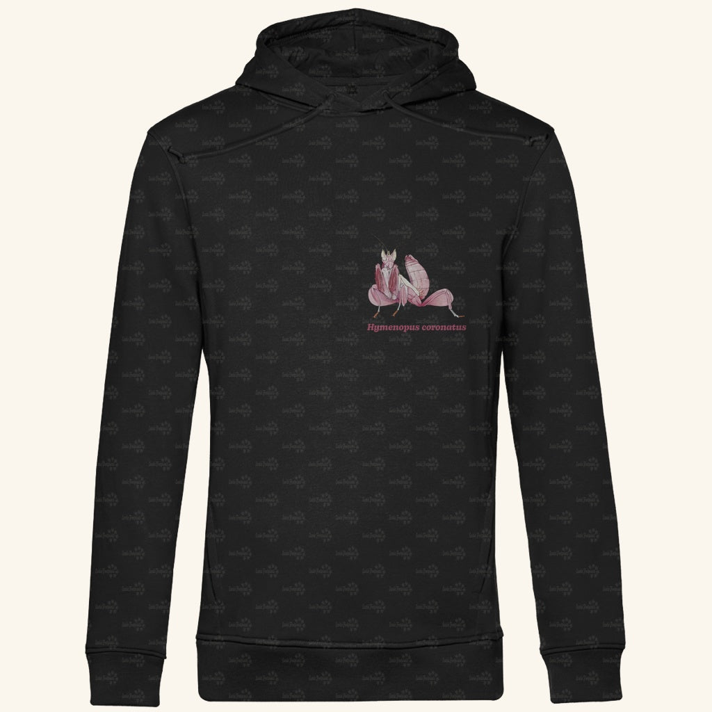 Herren  Bio Hoodie mit Seitentaschen | Orchideenmantis orchid mantis Hymenopus coronatus