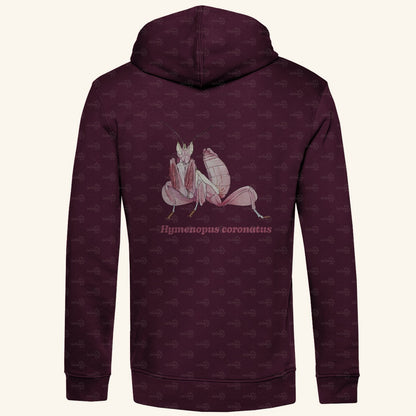 Herren  Bio Hoodie mit Seitentaschen | Orchideenmantis orchid mantis Hymenopus coronatus