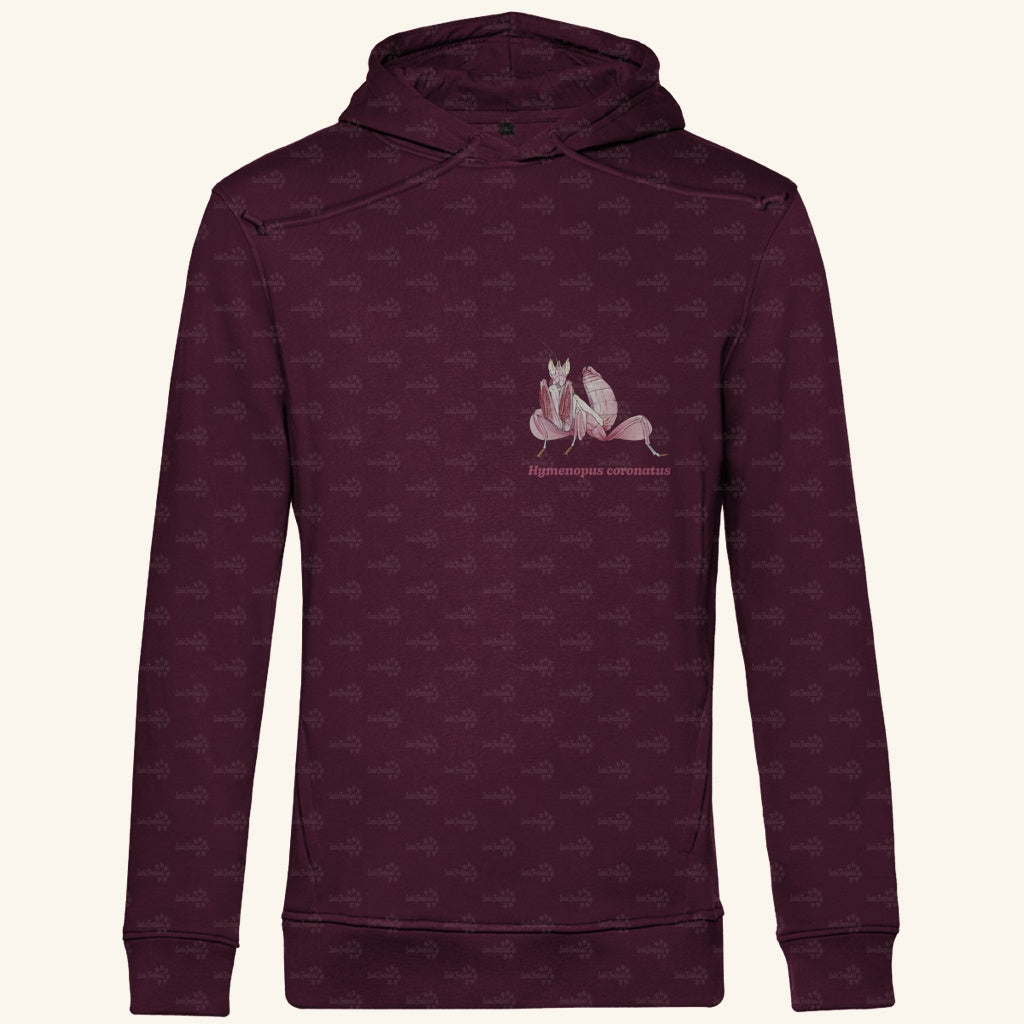Herren  Bio Hoodie mit Seitentaschen | Orchideenmantis orchid mantis Hymenopus coronatus