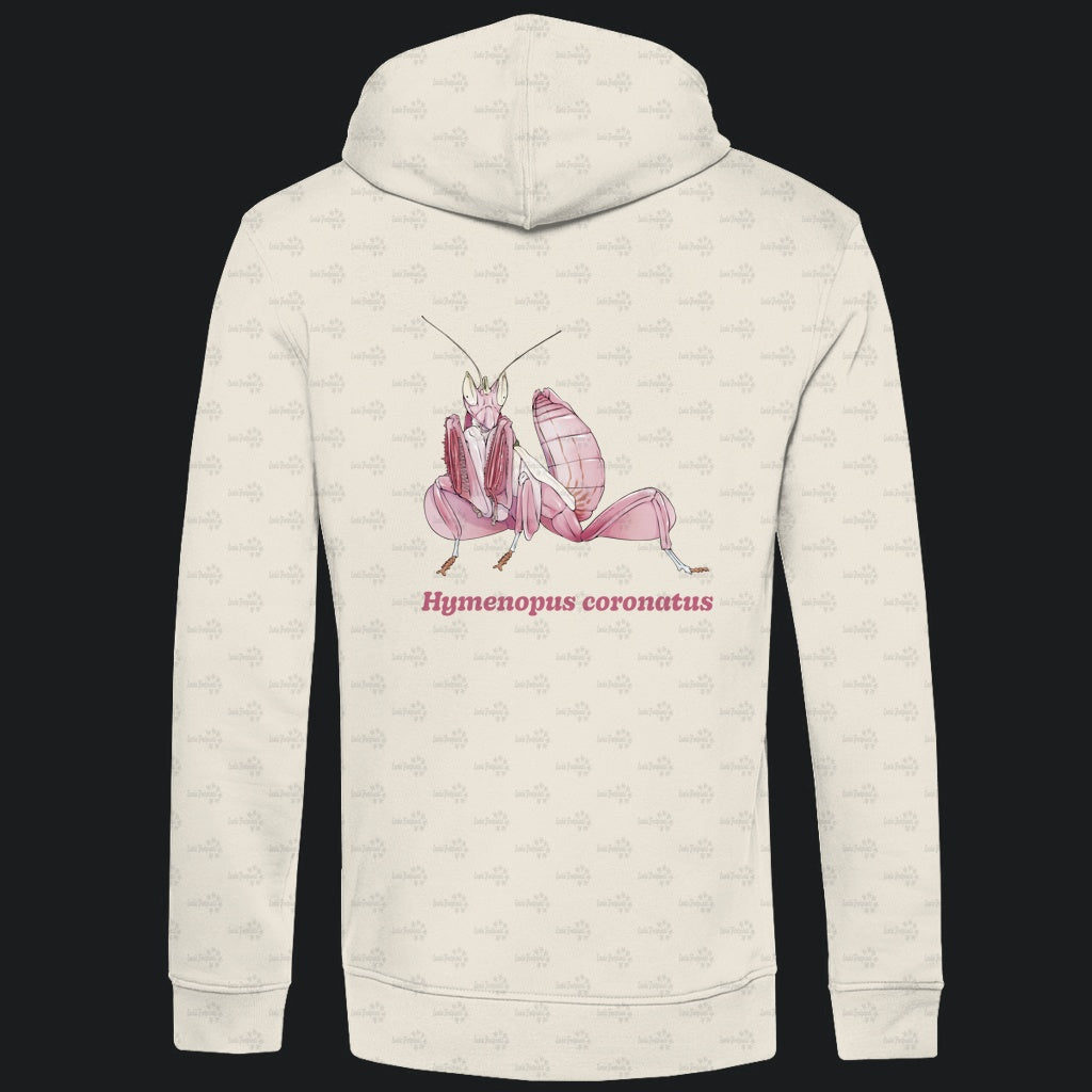 Herren  Bio Hoodie mit Seitentaschen | Orchideenmantis orchid mantis Hymenopus coronatus