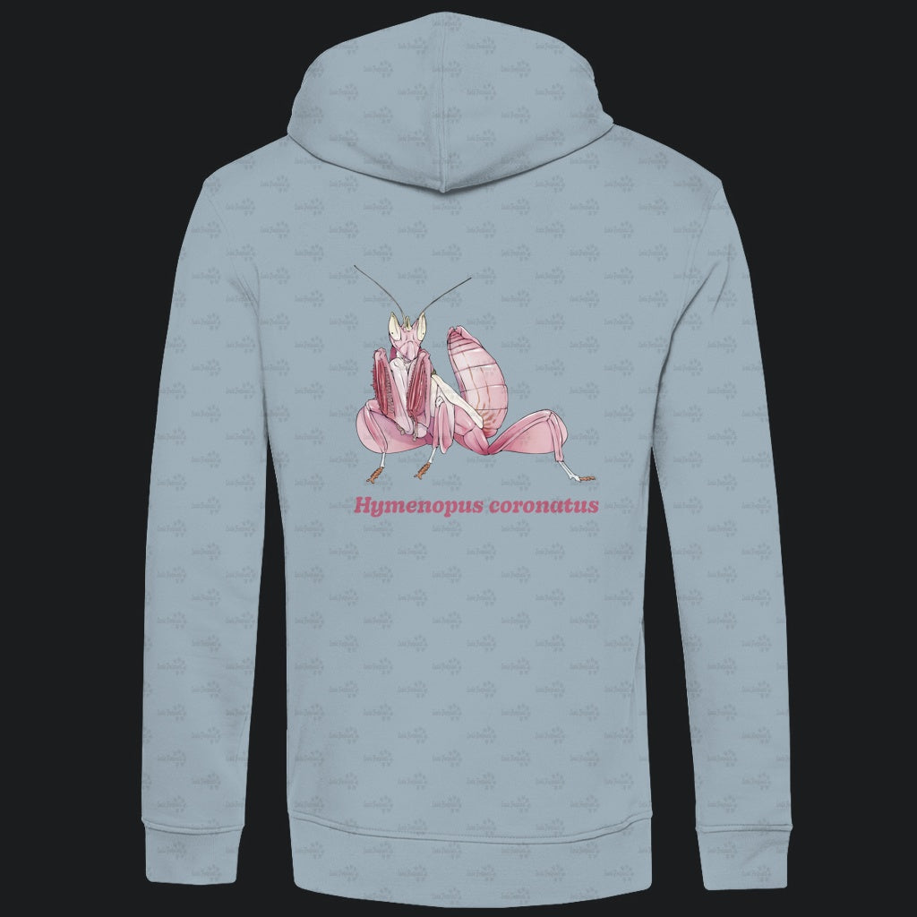 Herren  Bio Hoodie mit Seitentaschen | Orchideenmantis orchid mantis Hymenopus coronatus