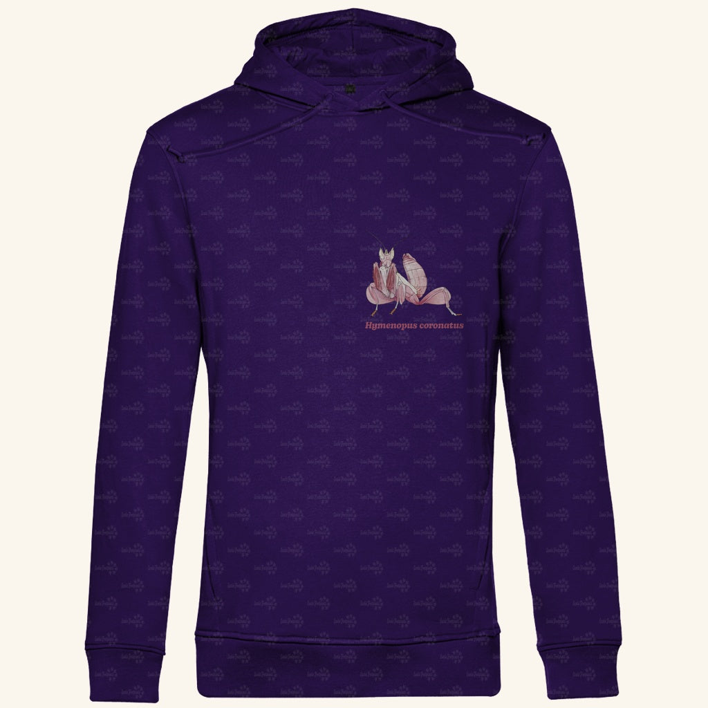 Herren  Bio Hoodie mit Seitentaschen | Orchideenmantis orchid mantis Hymenopus coronatus