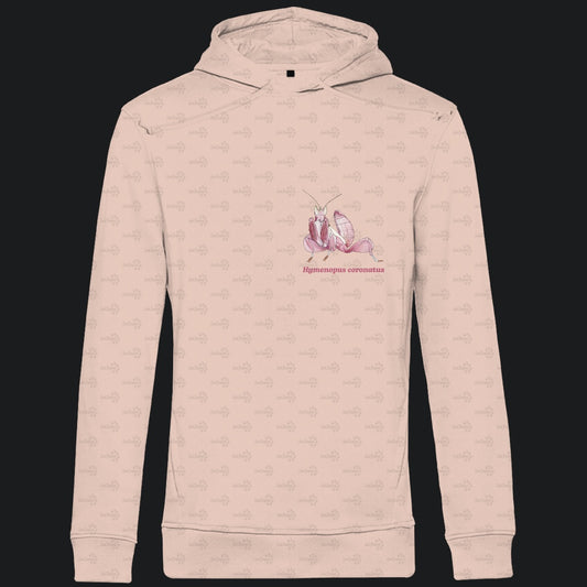 Herren  Bio Hoodie mit Seitentaschen | Orchideenmantis orchid mantis Hymenopus coronatus