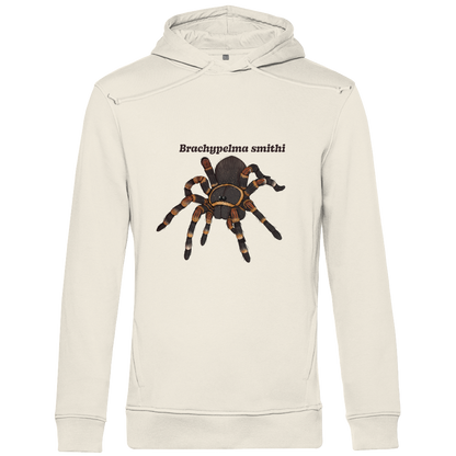 Herren Bio Hoodie mit Seitentaschen | Rotknie Vogelspinne Weiblich  Brachypelma smithi