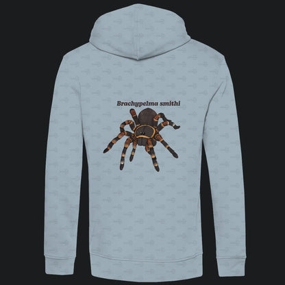 Herren Bio Hoodie mit Seitentaschen | Rotknie Vogelspinne Weiblich  Brachypelma smithi
