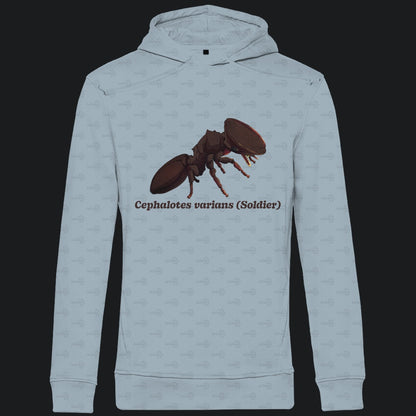 Herren Bio Hoodie mit Seitentaschen | Schildkrötenameise Cephalotes varians soldier